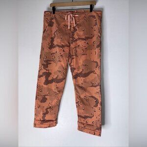 Mother The Catch All Ankle Mushroom Mayhem OrangePants Size 27